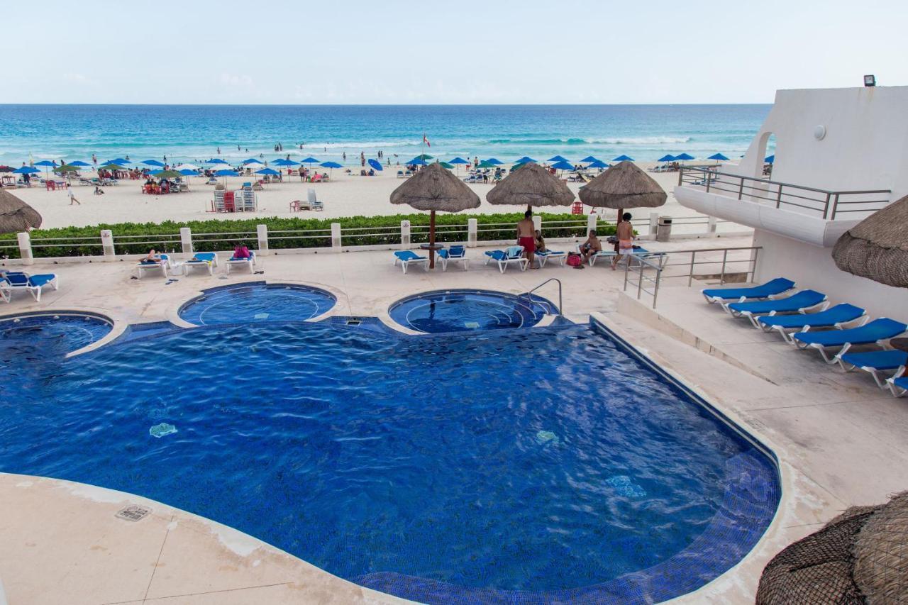 Amazing Caribbean Ocean View At Villas Marlin In Канкун Экстерьер фото