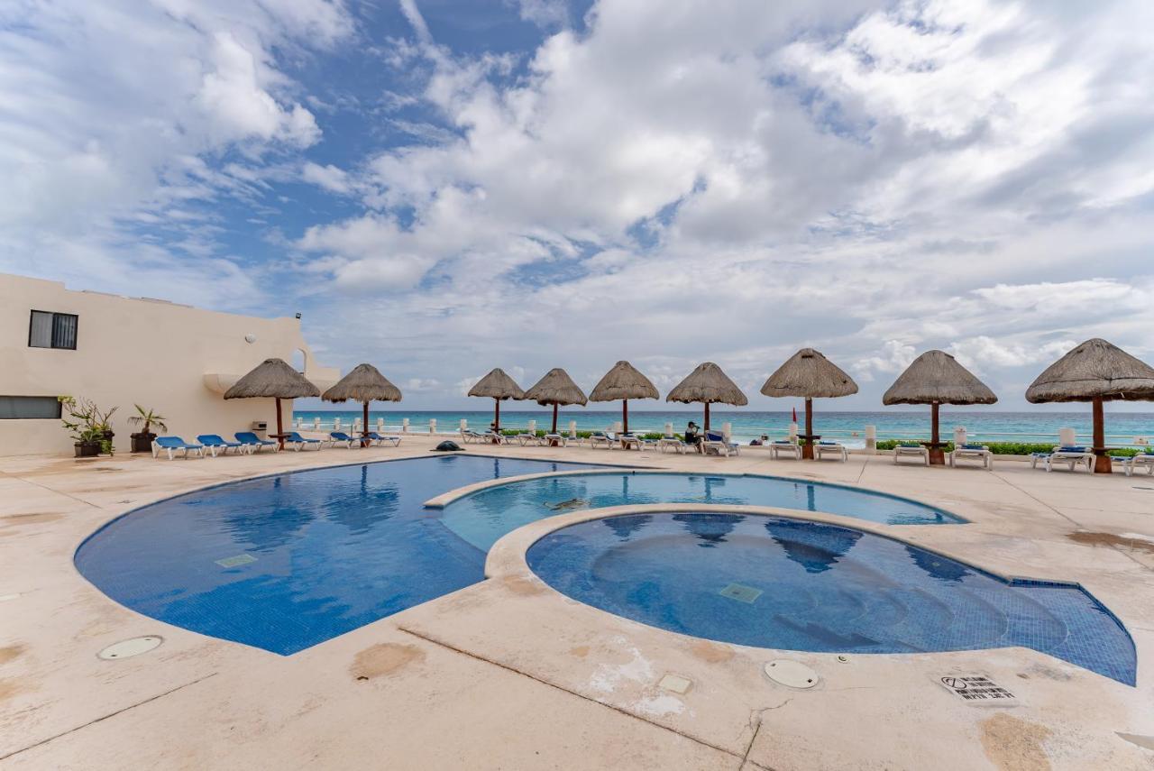 Amazing Caribbean Ocean View At Villas Marlin In Канкун Экстерьер фото