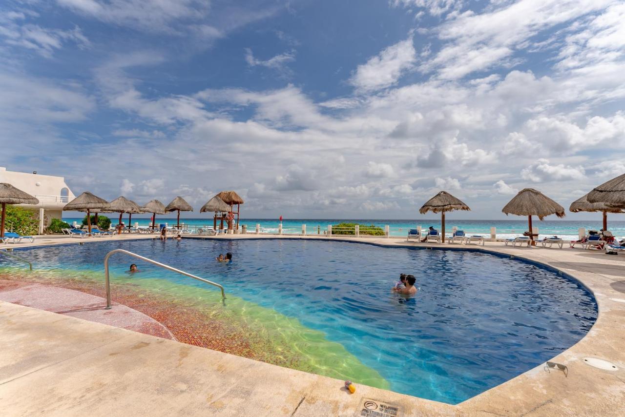 Amazing Caribbean Ocean View At Villas Marlin In Канкун Экстерьер фото