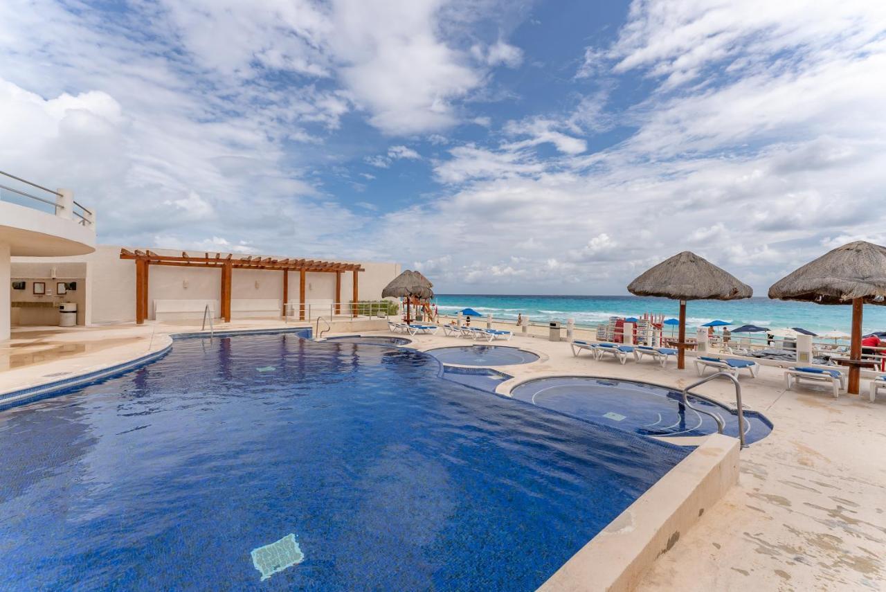 Amazing Caribbean Ocean View At Villas Marlin In Канкун Экстерьер фото