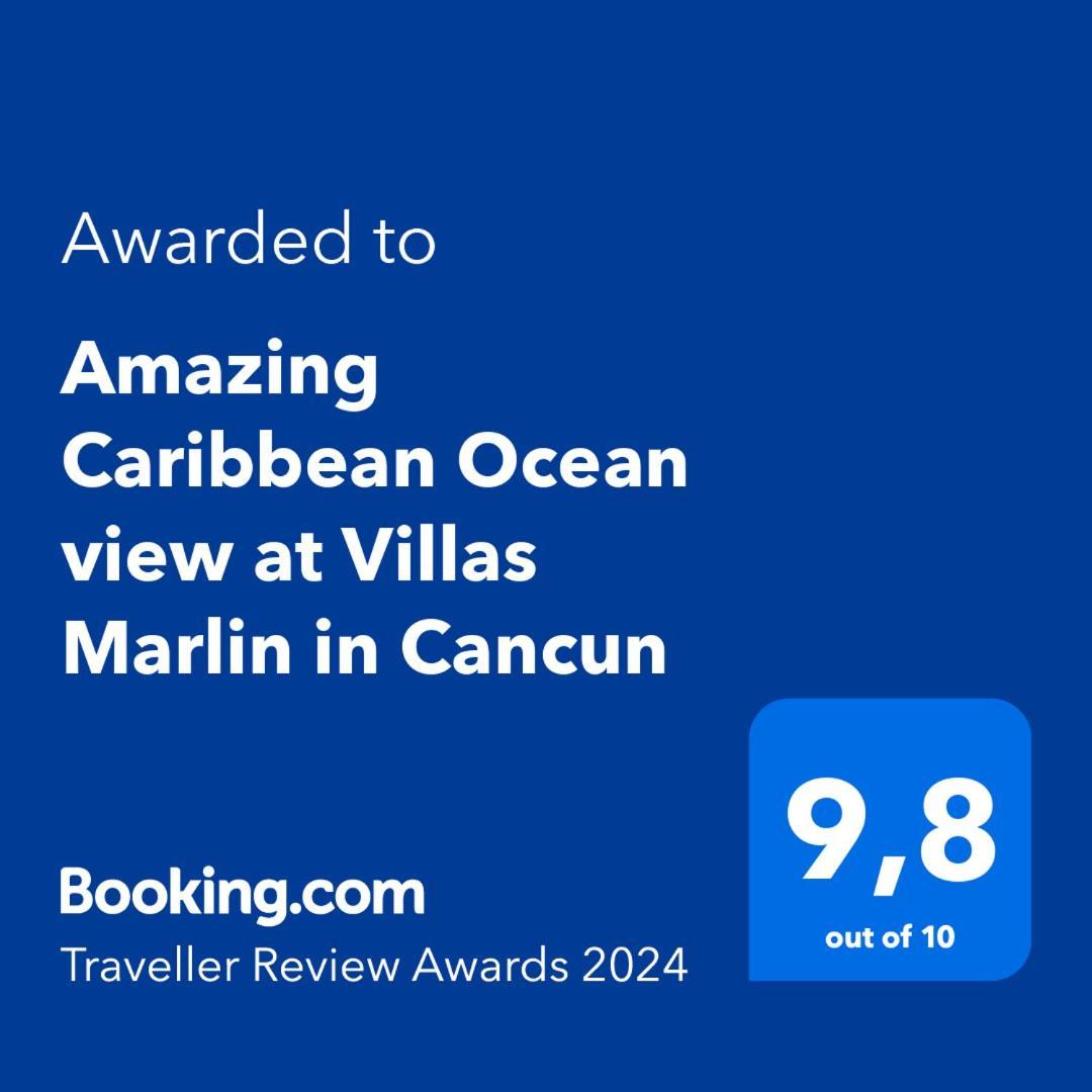 Amazing Caribbean Ocean View At Villas Marlin In Канкун Экстерьер фото