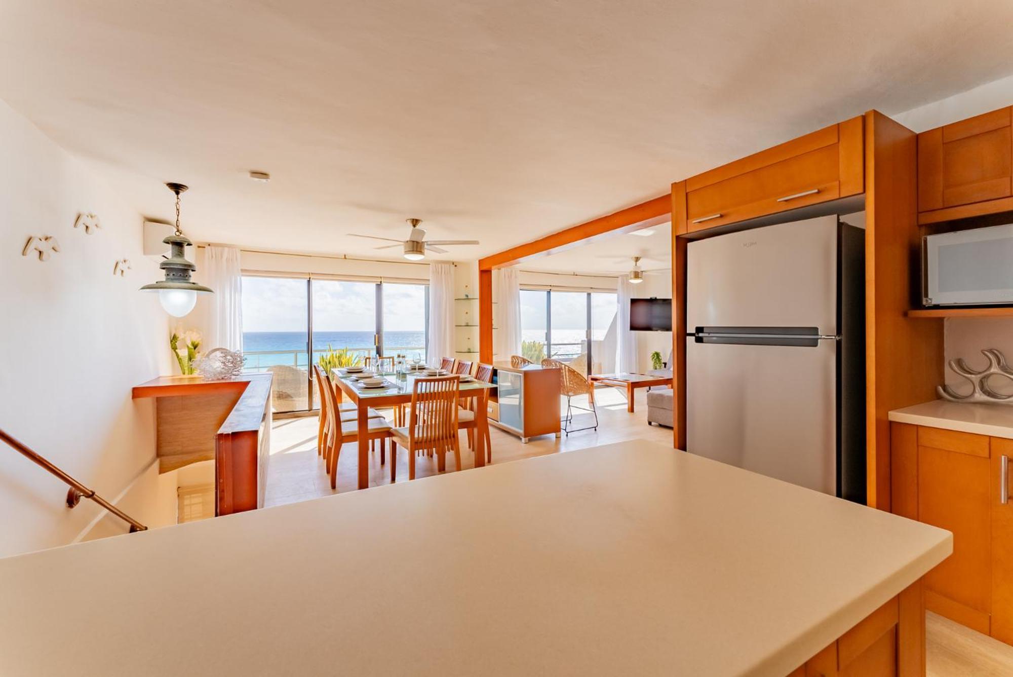 Amazing Caribbean Ocean View At Villas Marlin In Канкун Экстерьер фото